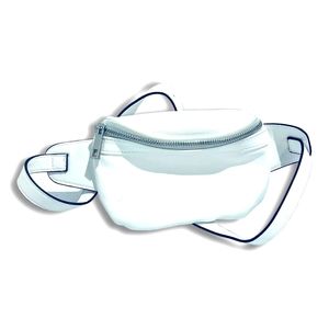 Claire’s White silver fanny pack shoulder Waist Purse Wallet bag